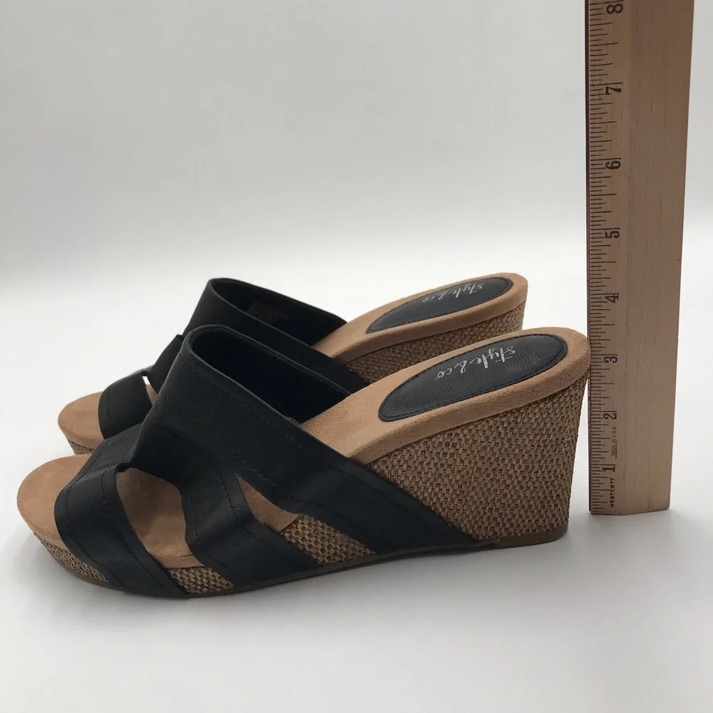 Women’s Style & Co Wedge Slide Sandals - Comfort Casual